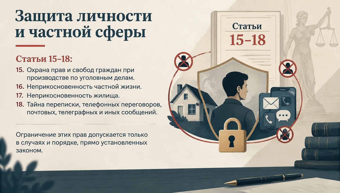 Защита личности и частной сферы