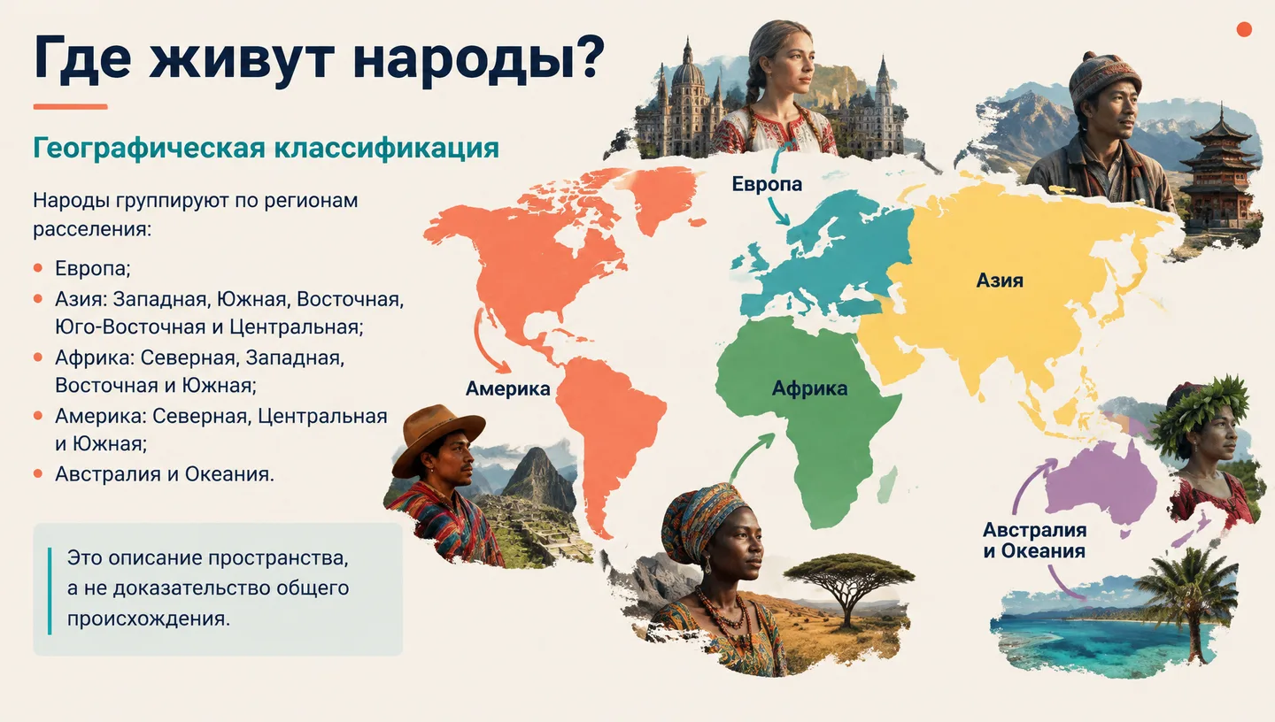 Где живут народы?