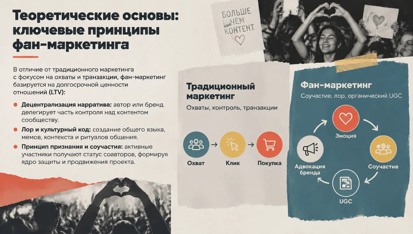 Теоретические основы: ключевые принципы фан-маркетинга