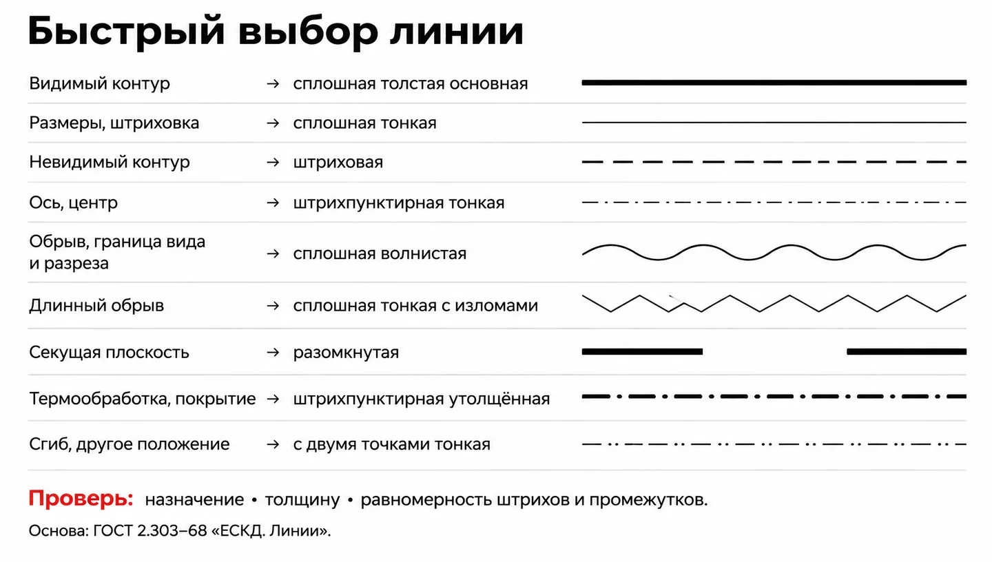 Быстрый выбор линии