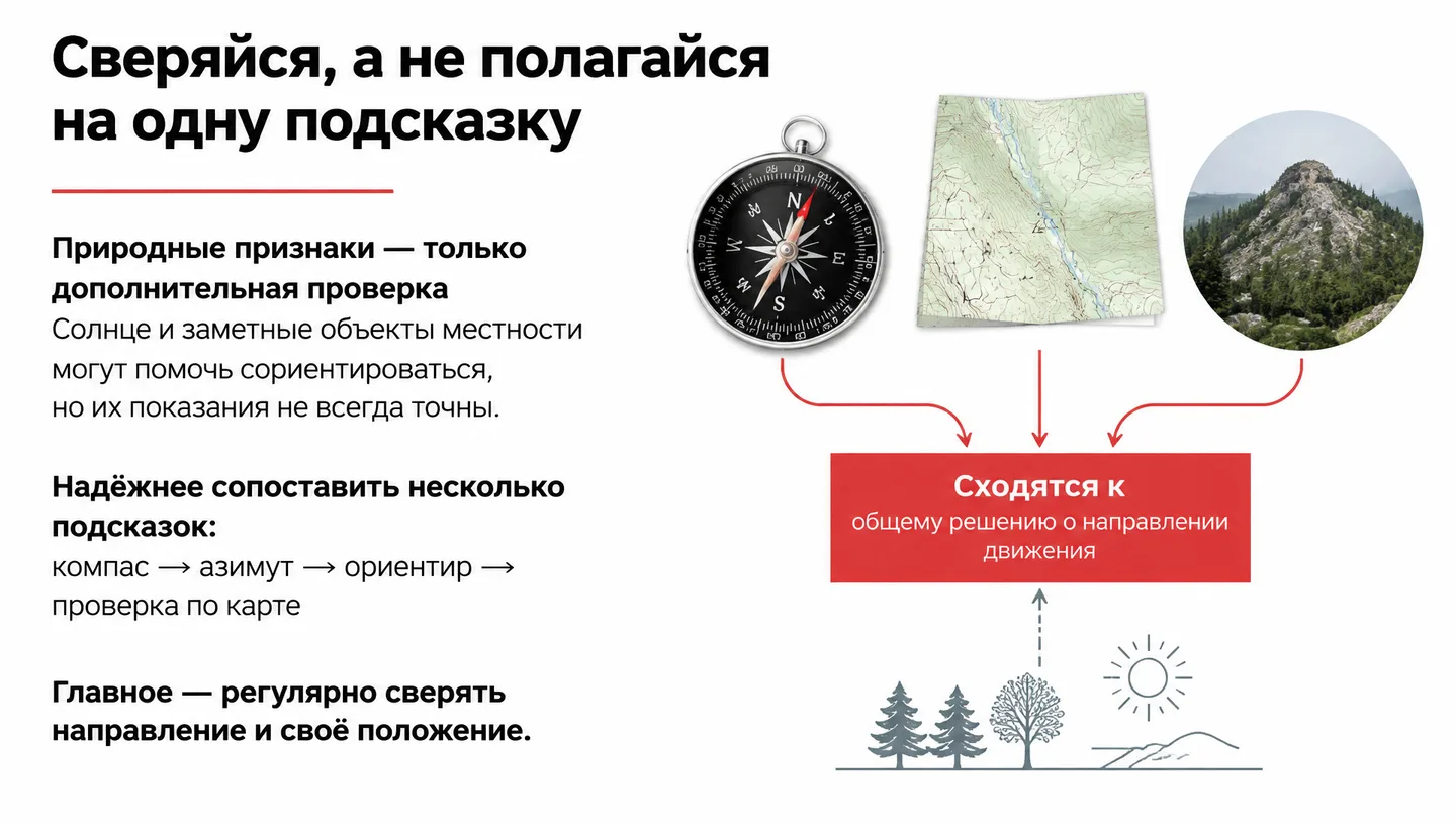 Сверяйся, а не полагайся на одну подсказку