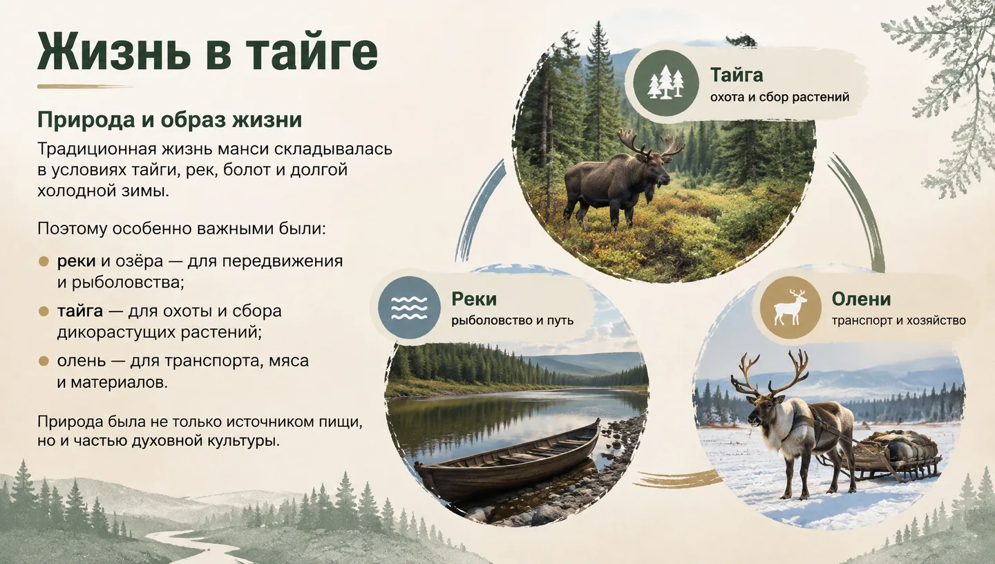 Жизнь в тайге