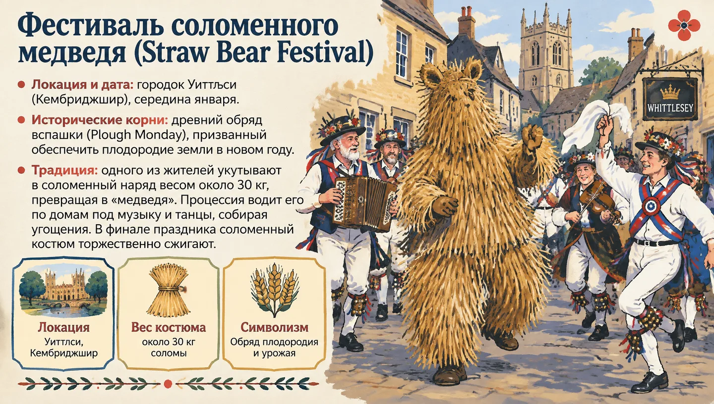 Фестиваль соломенного медведя (Straw Bear Festival)