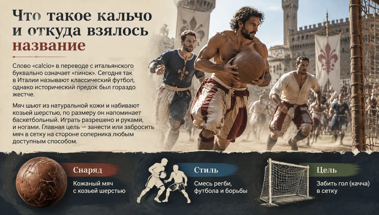 Что такое кальчо и откуда взялось название