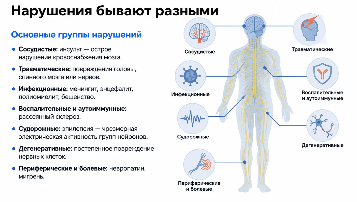 Нарушения бывают разными
