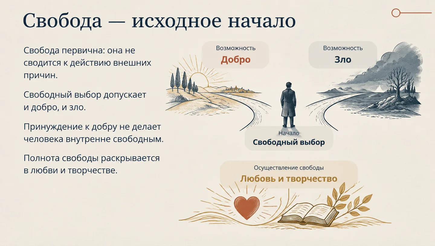 Свобода — исходное начало