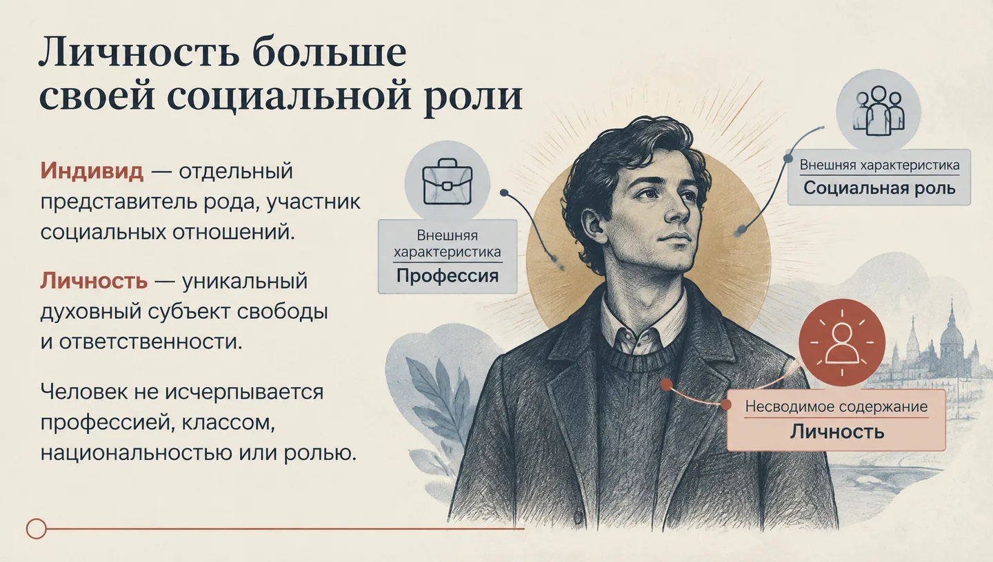 Личность больше своей социальной роли