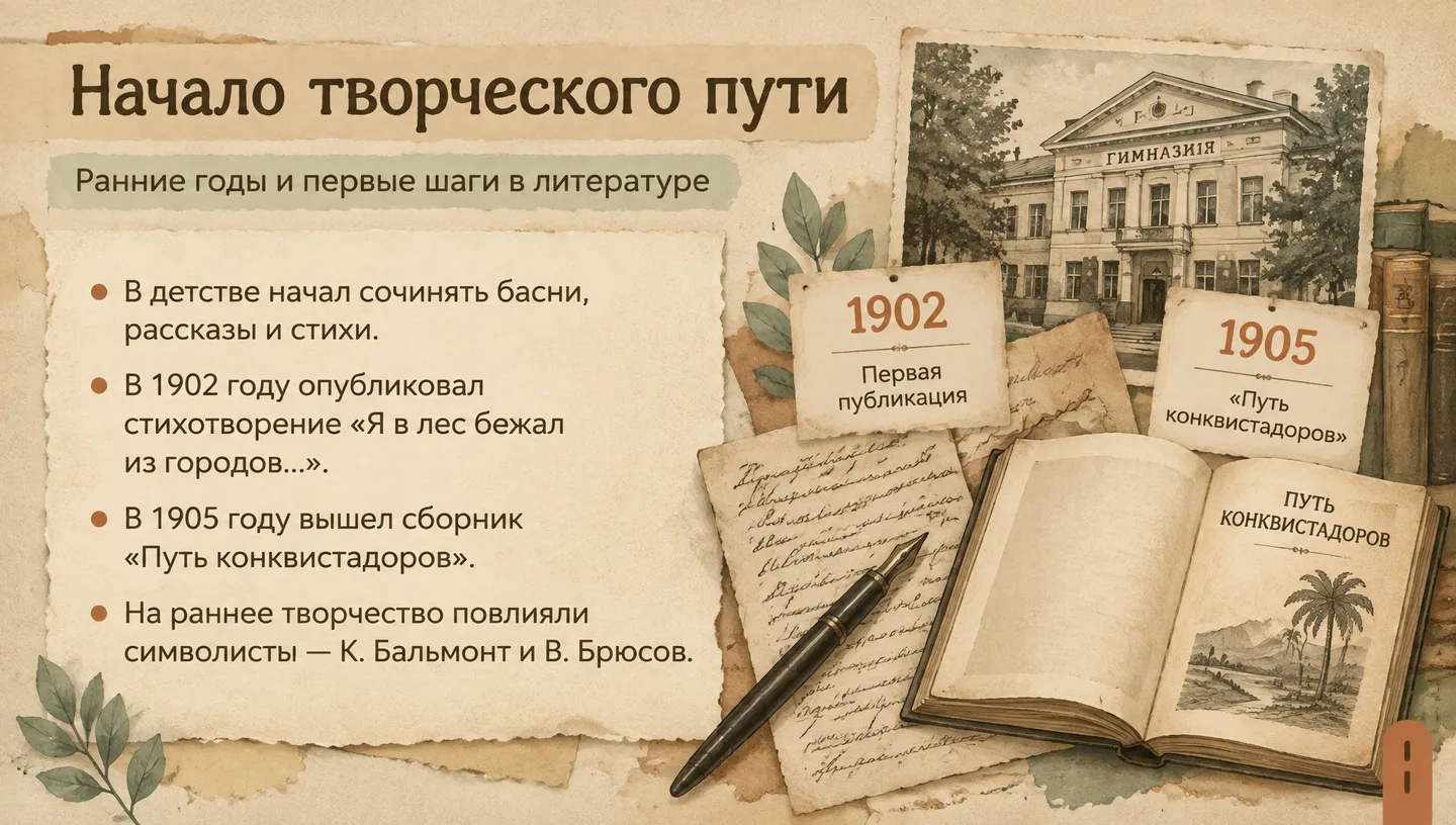 Начало творческого пути