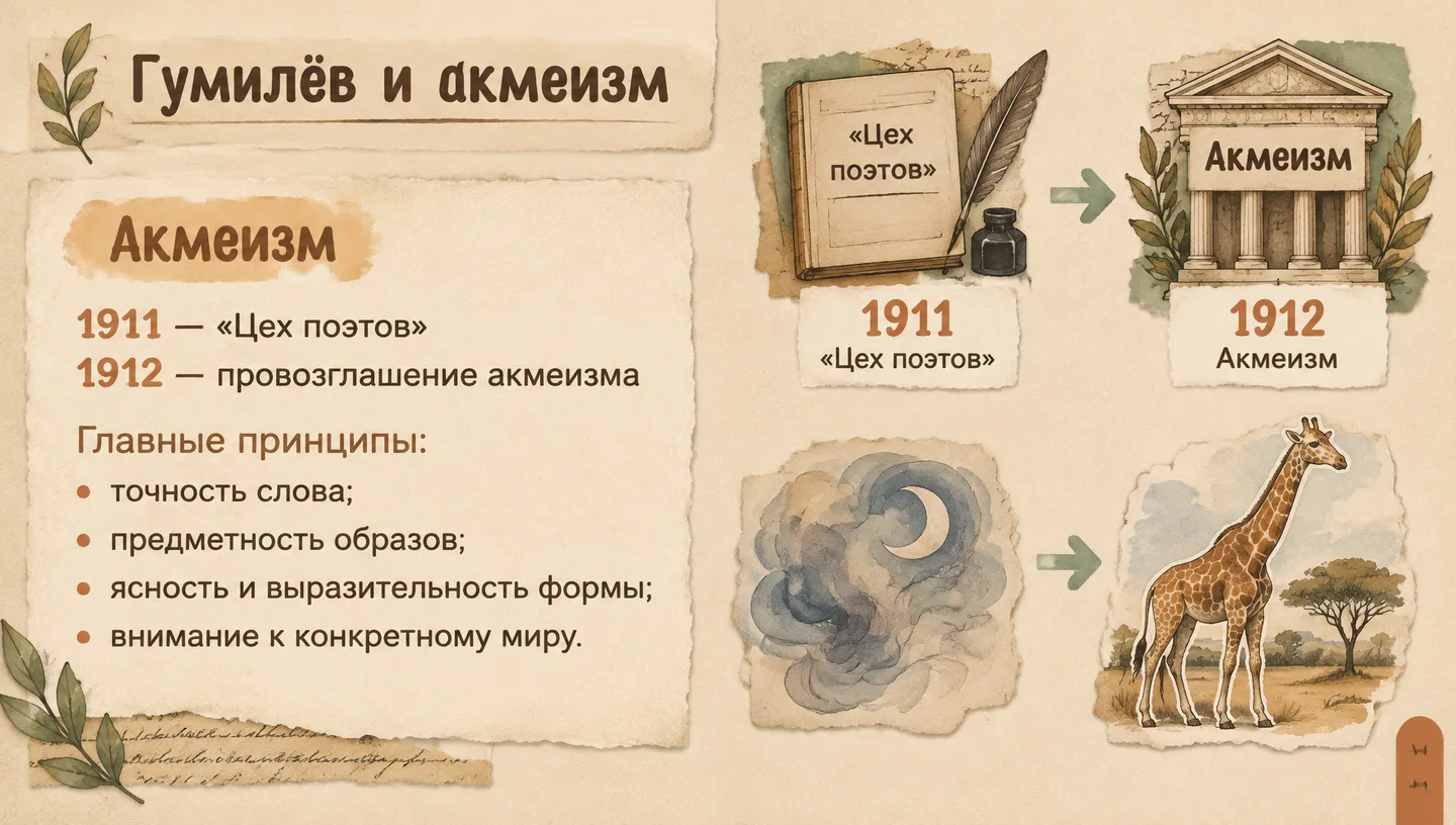 Гумилёв и акмеизм