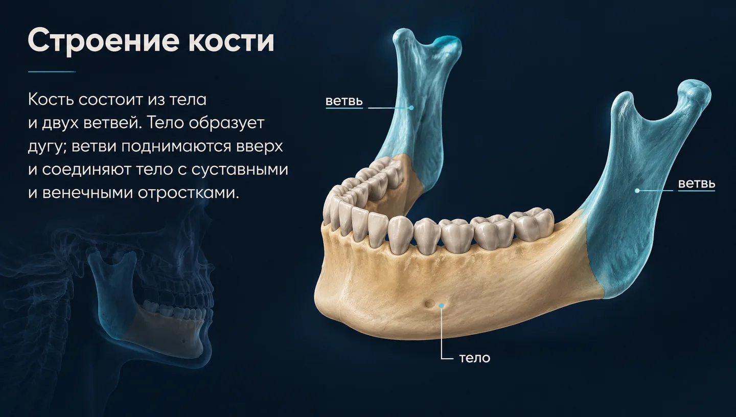 Строение кости