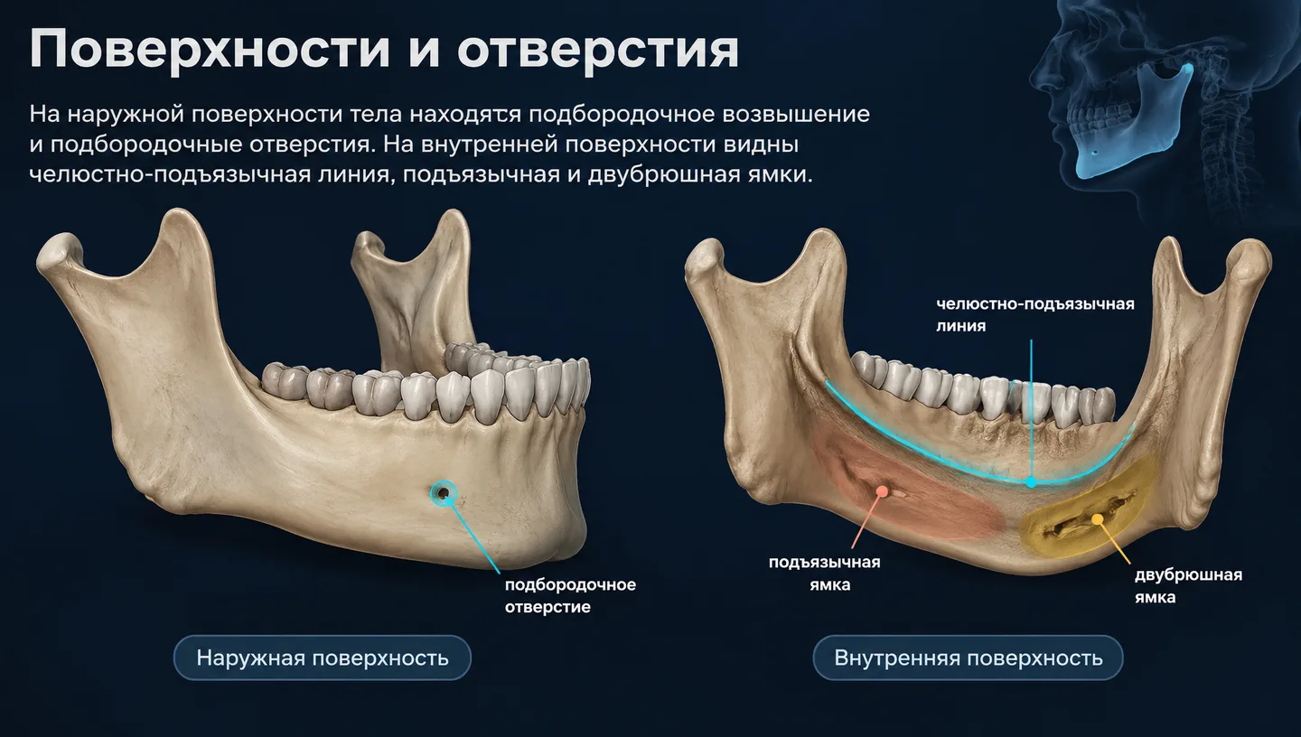 Поверхности и отверстия