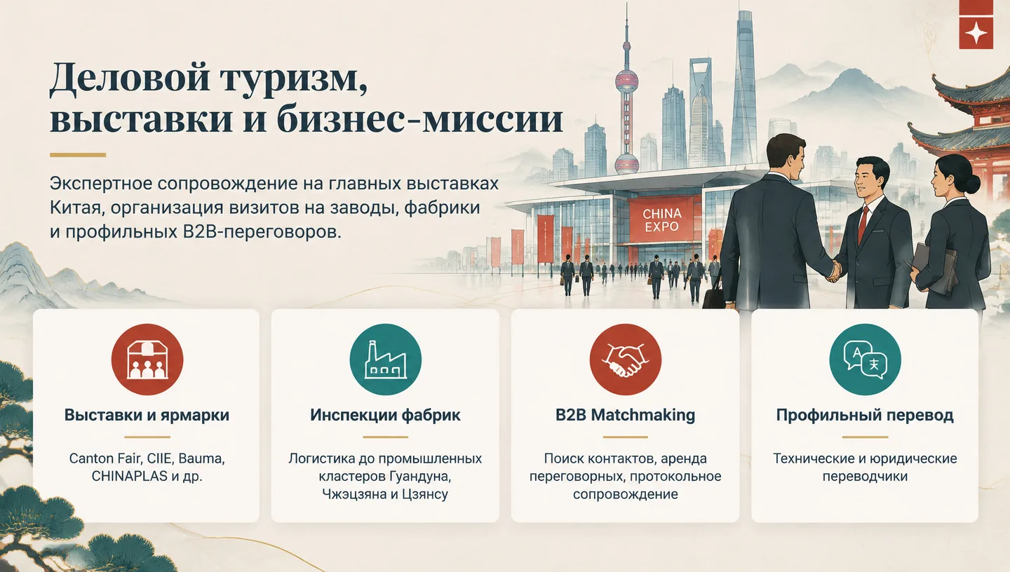 Деловой туризм, выставки и бизнес-миссии
