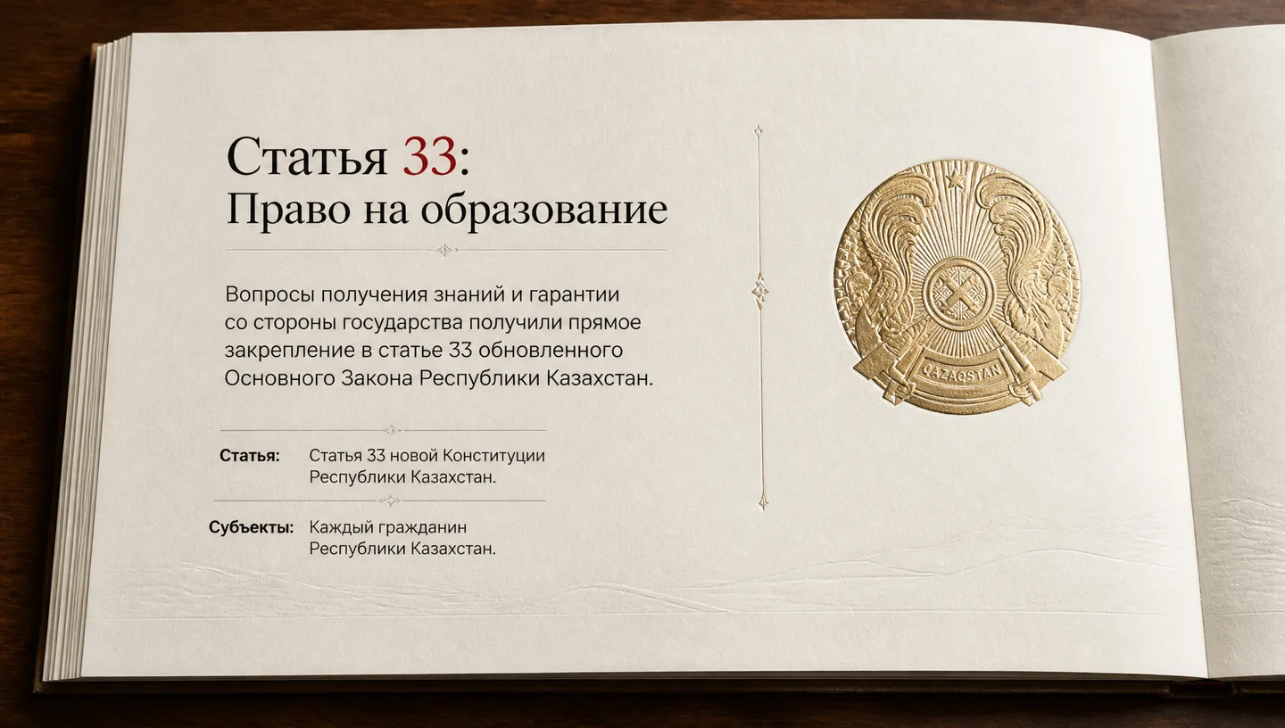Статья 33: Право на образование