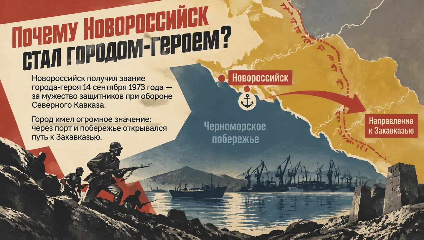 Почему Новороссийск стал городом-героем?