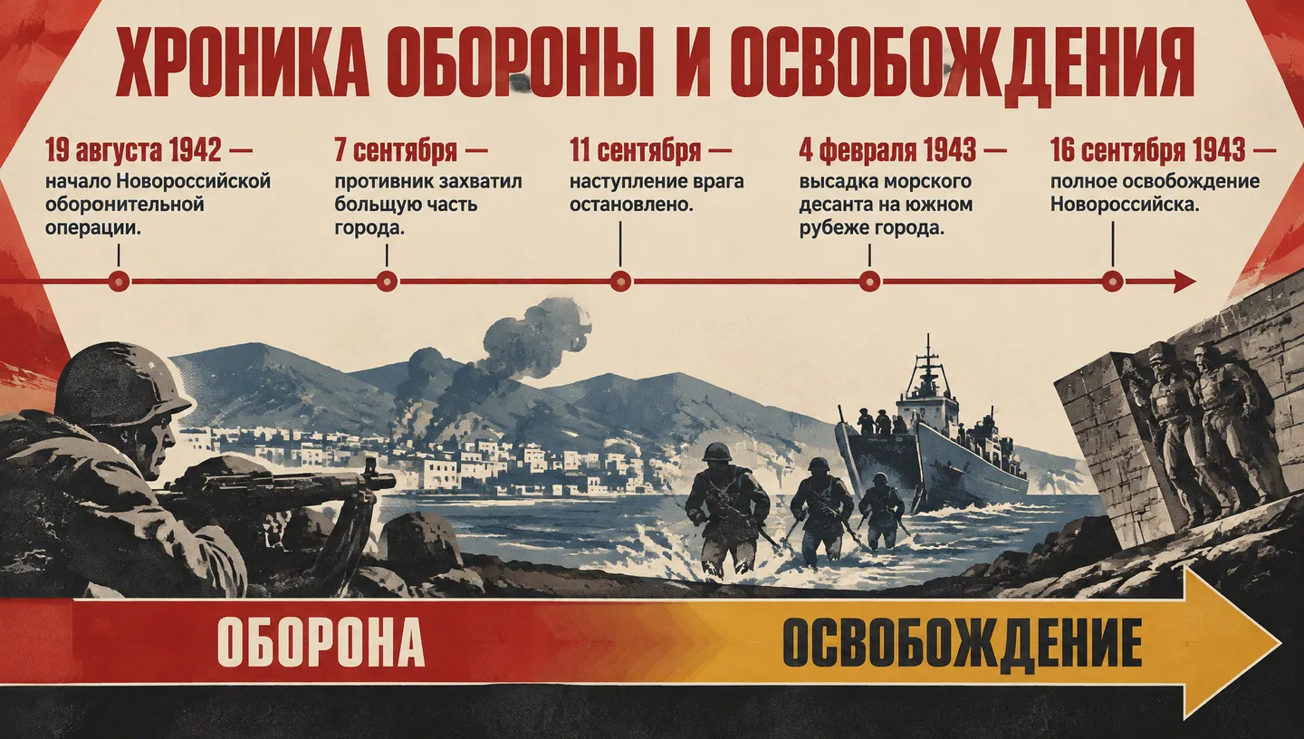 Хроника обороны и освобождения