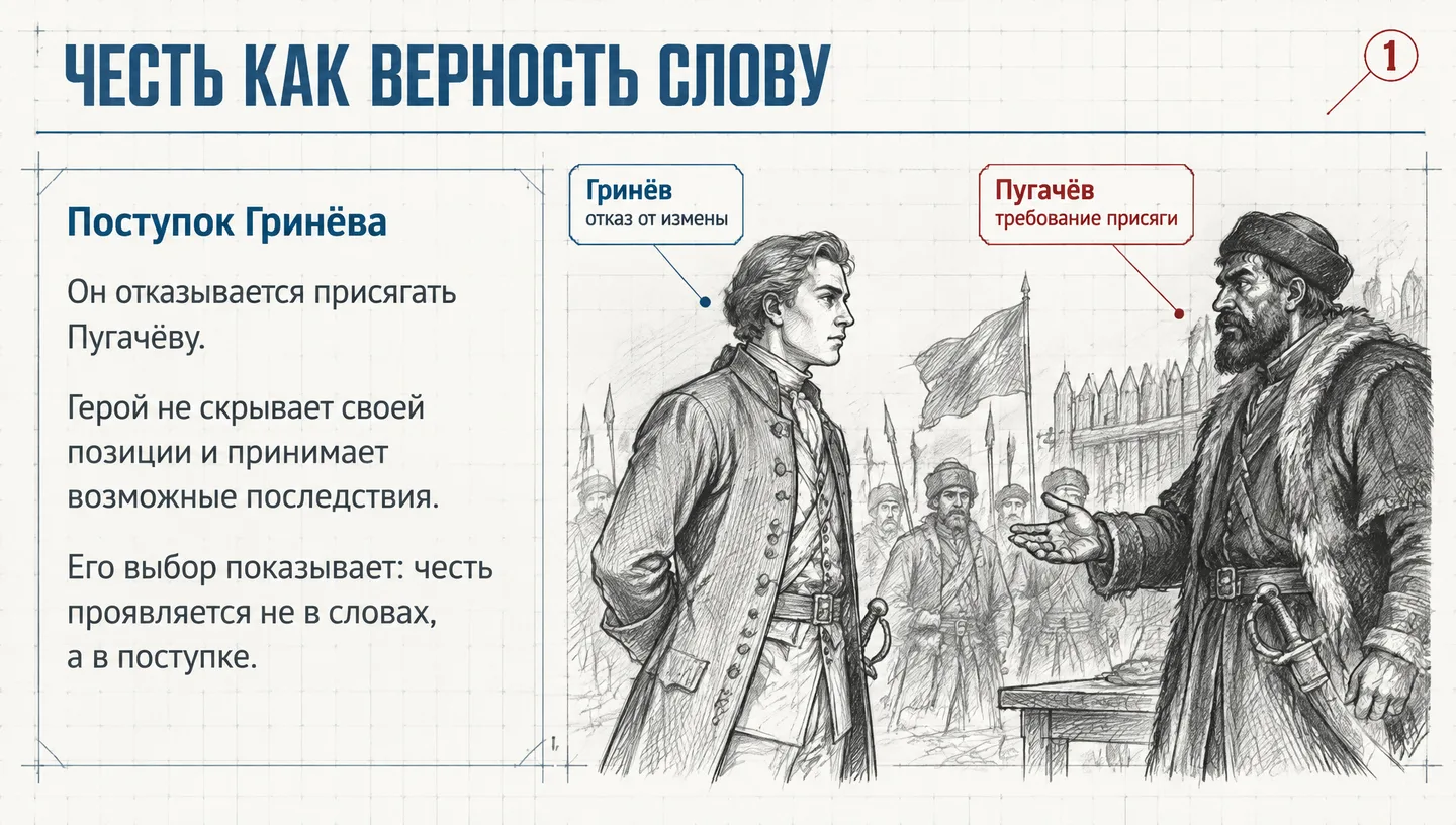 Честь как верность слову
