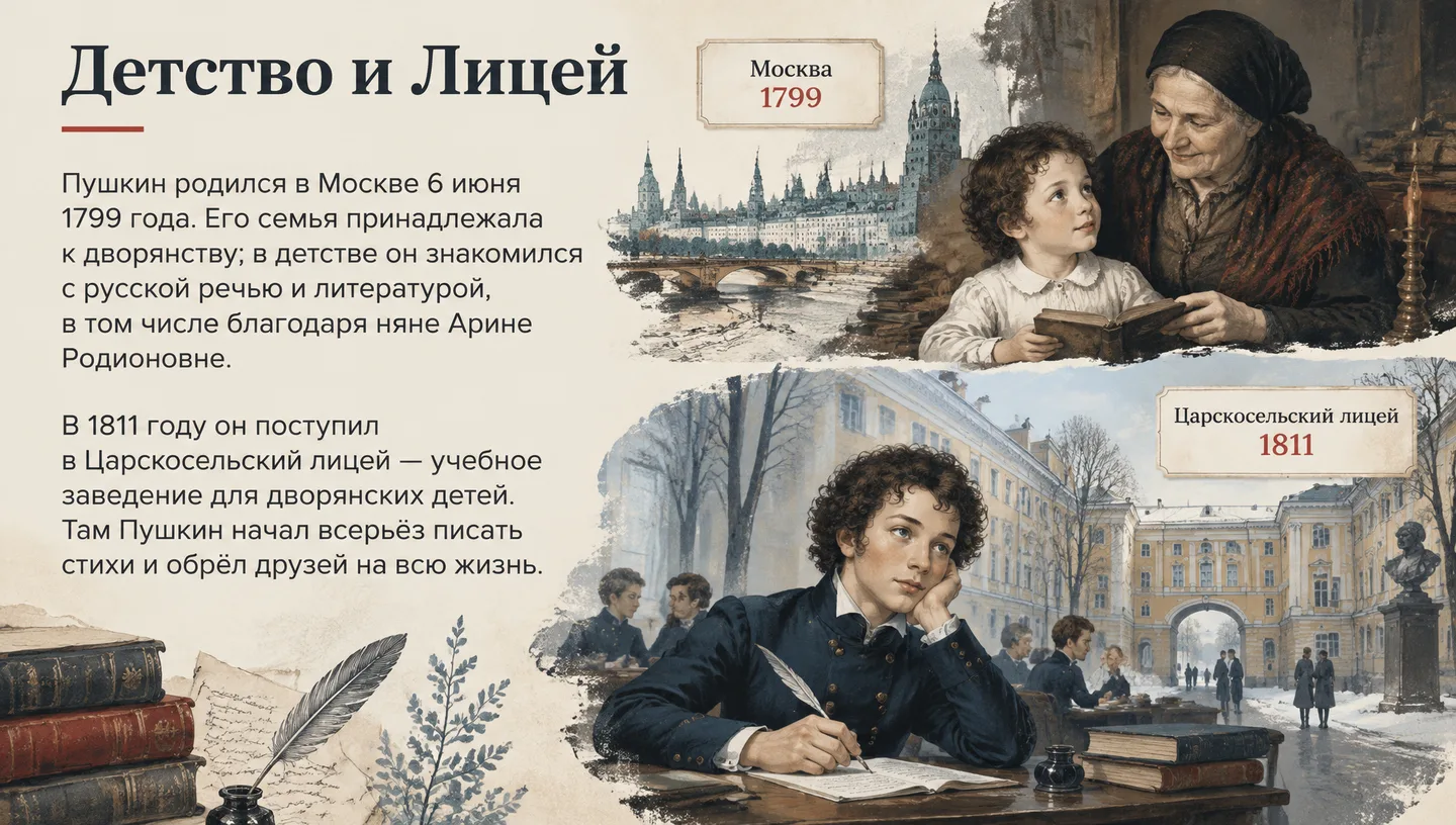 Детство и Лицей