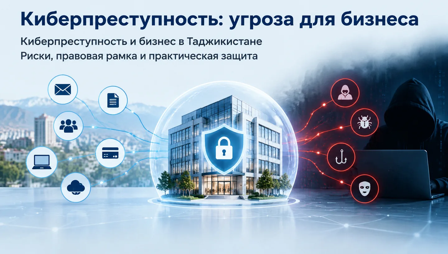 Первый слайд: Киберпреступность: угроза для бизнеса