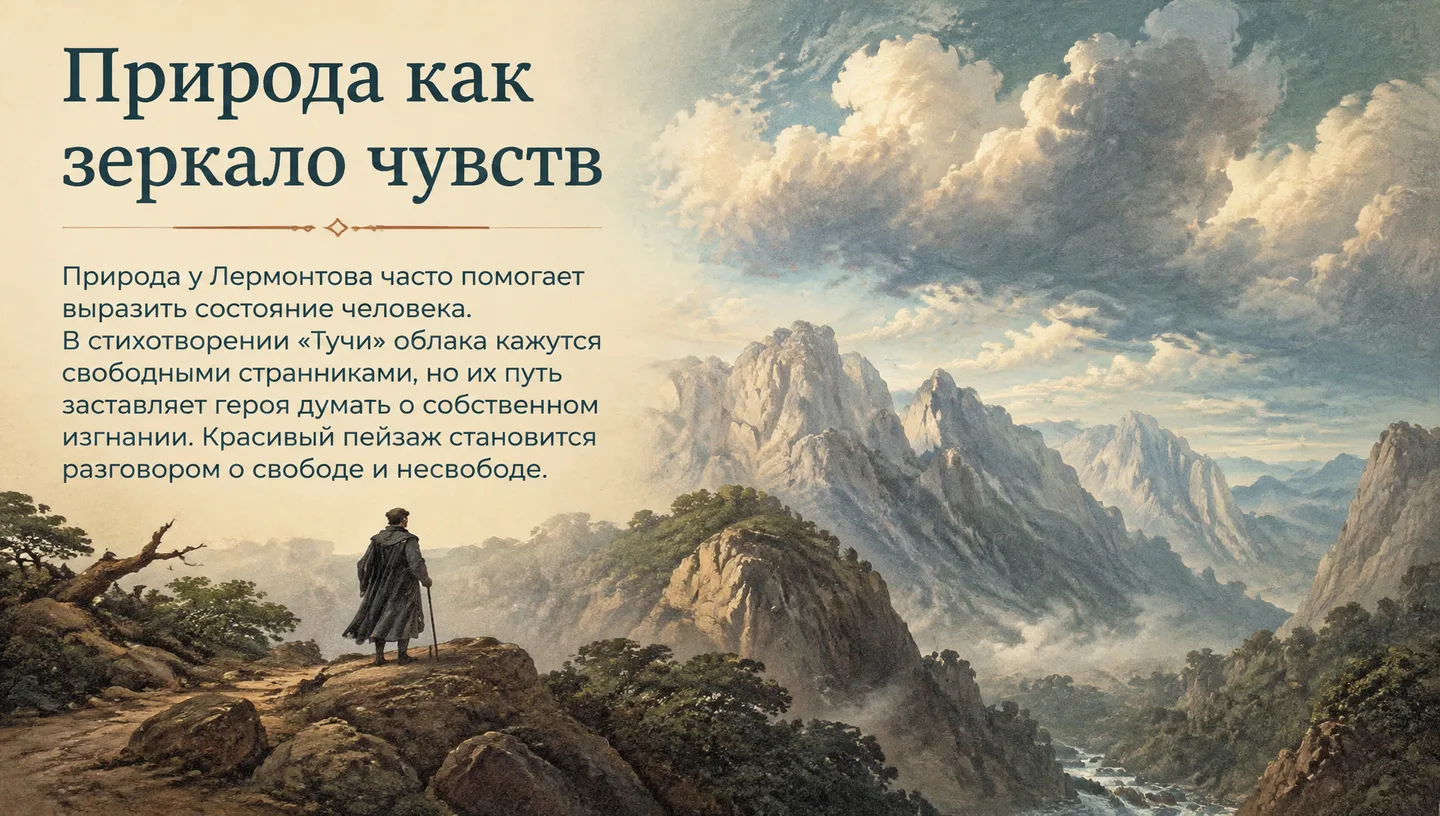 Природа как зеркало чувств
