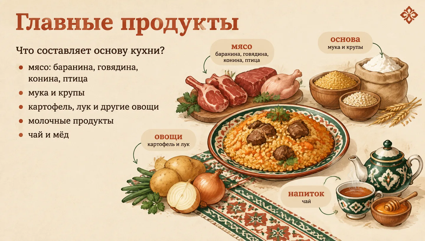 Главные продукты