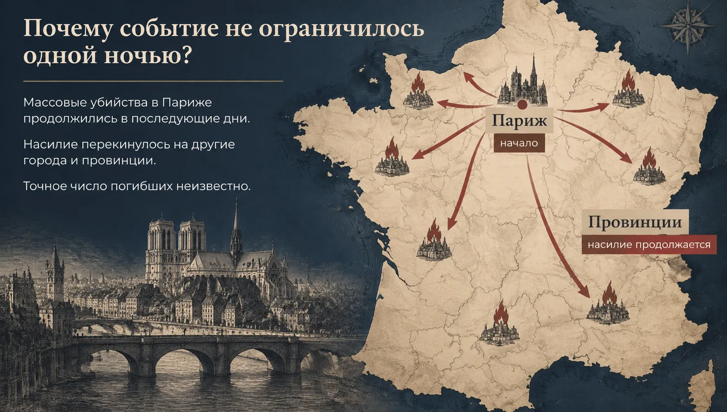 Почему событие не ограничилось одной ночью?