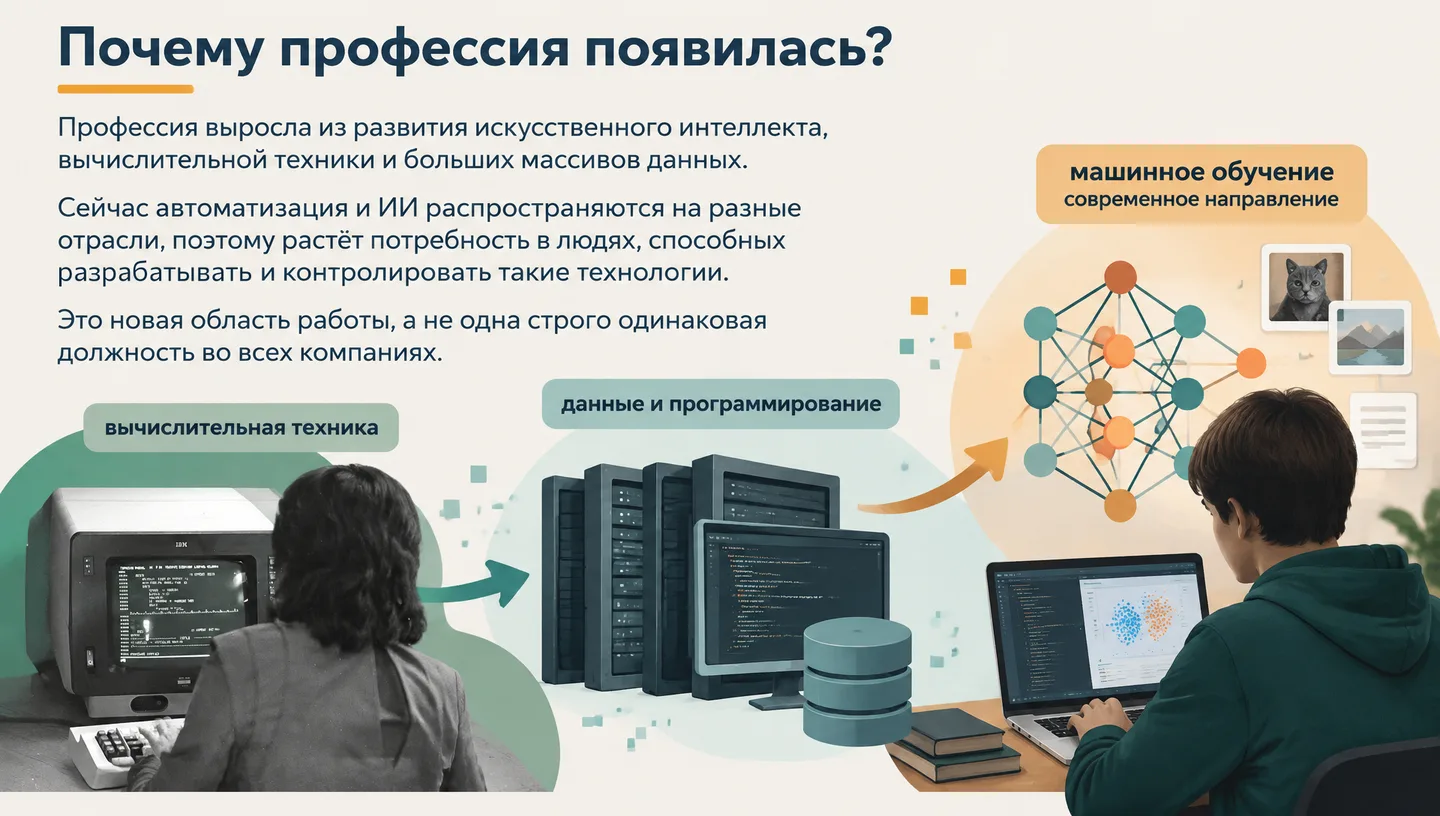 Почему профессия появилась?