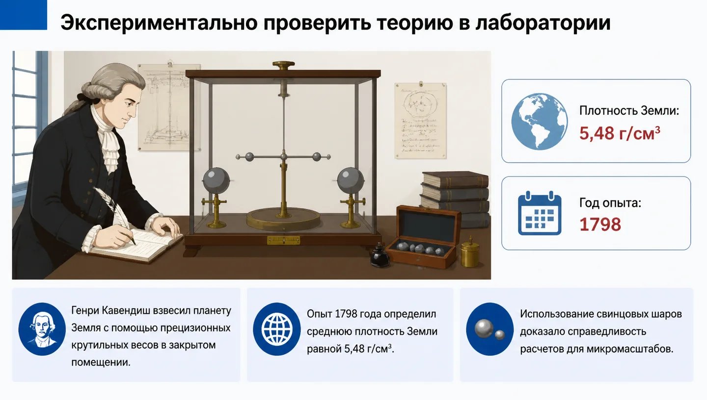Экспериментально проверить теорию в лаборатории
