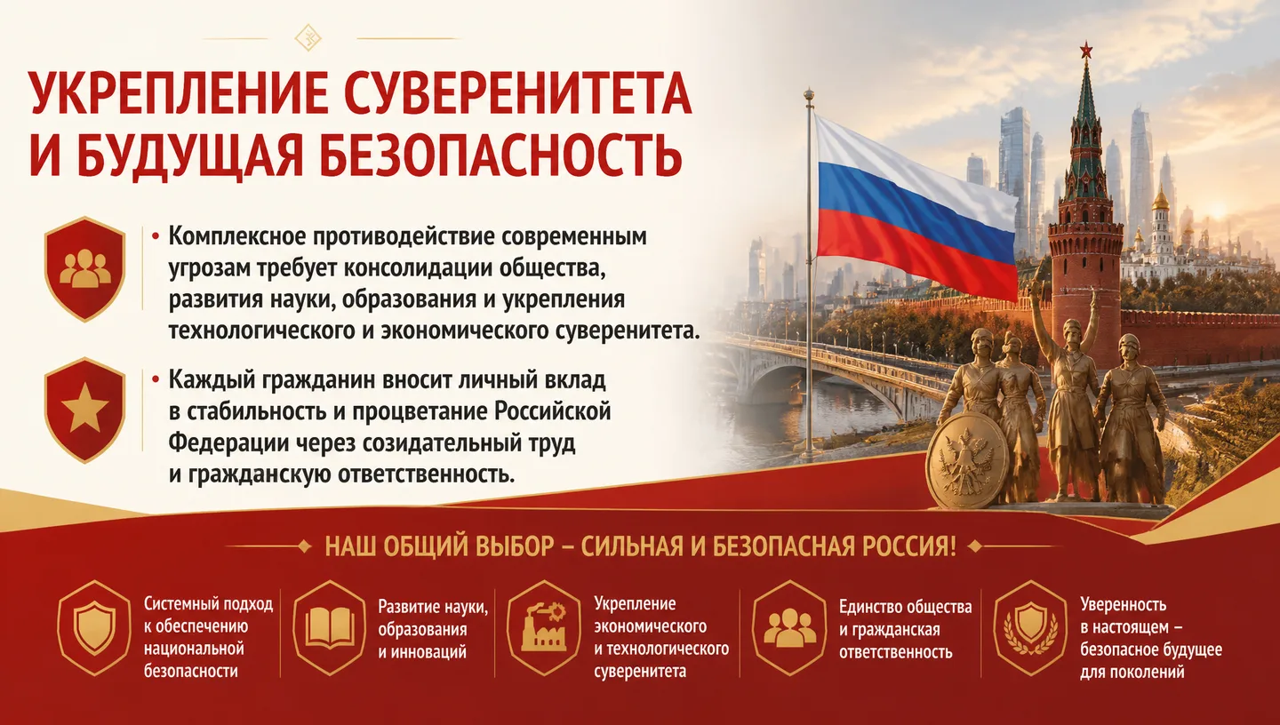 Укрепление суверенитета и будущая безопасность