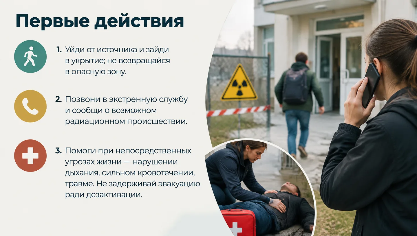 Первые действия