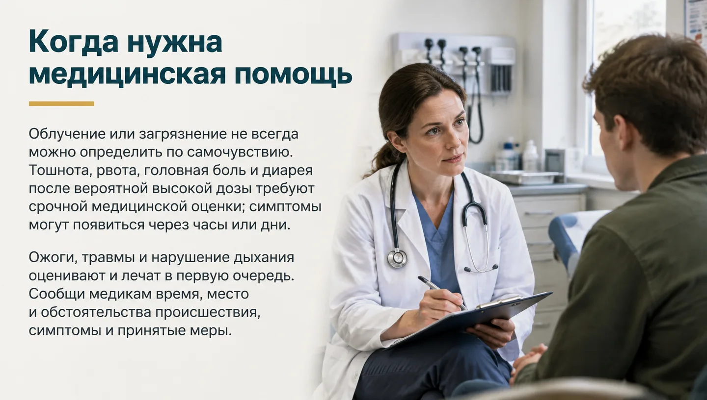Когда нужна медицинская помощь
