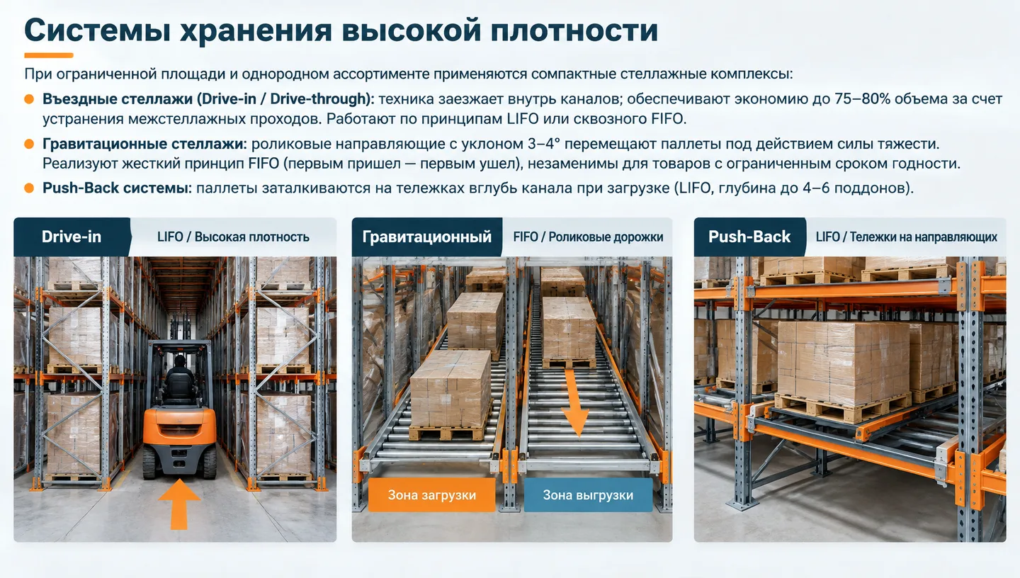 Системы хранения высокой плотности