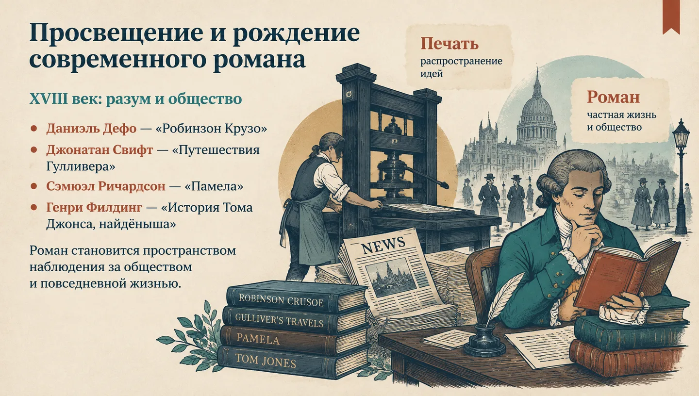 Просвещение и рождение современного романа