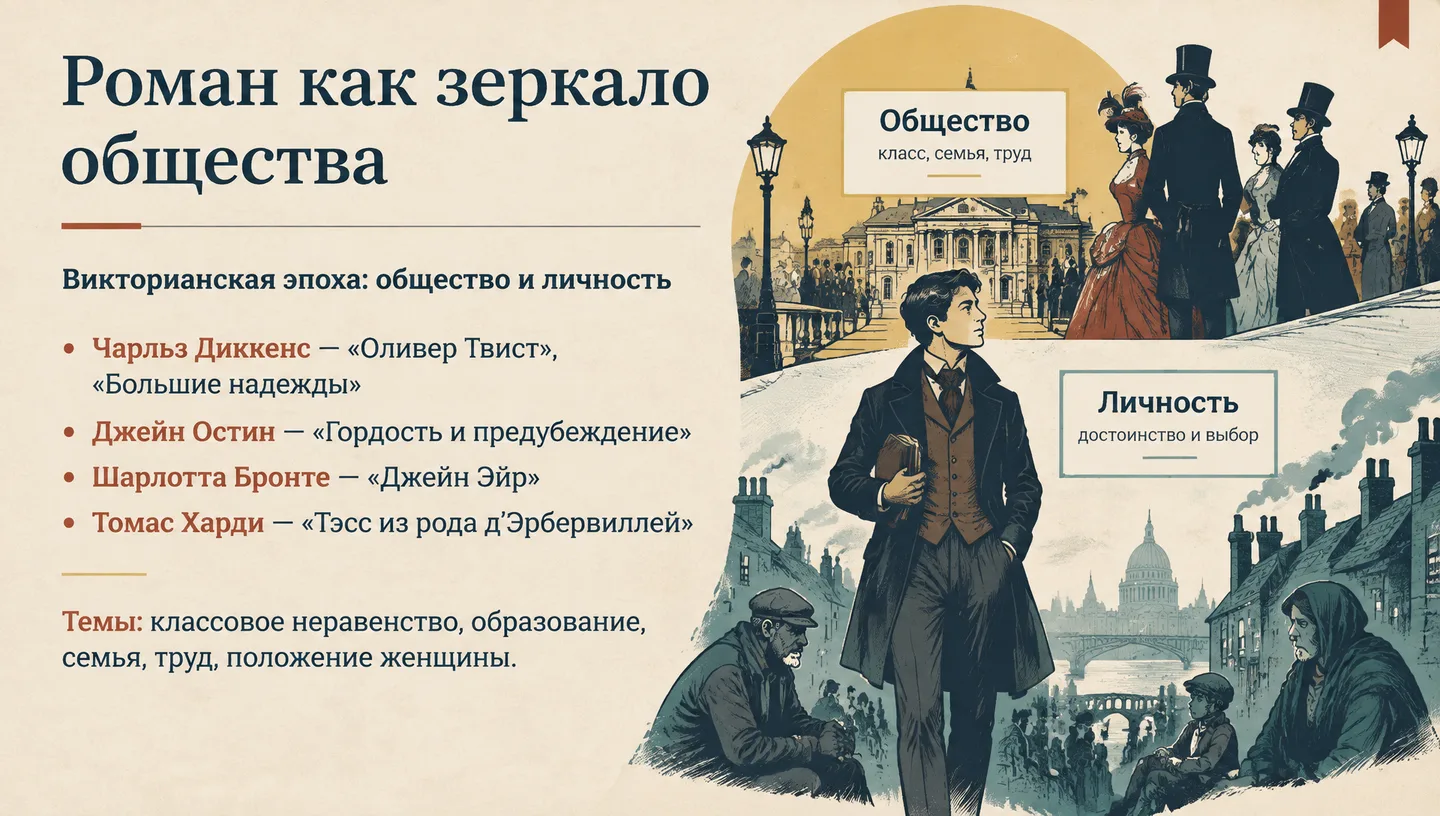 Роман как зеркало общества