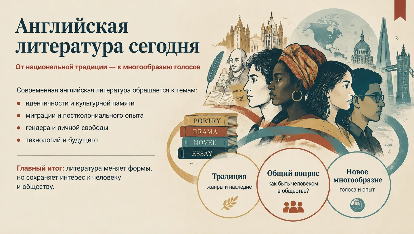 Английская литература сегодня