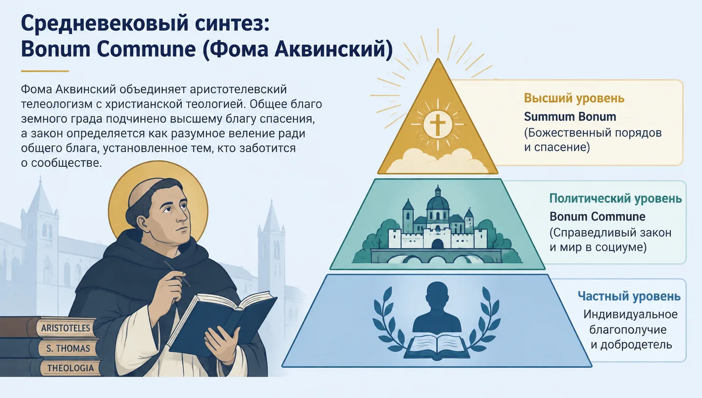 Средневековый синтез: Bonum Commune (Фома Аквинский)