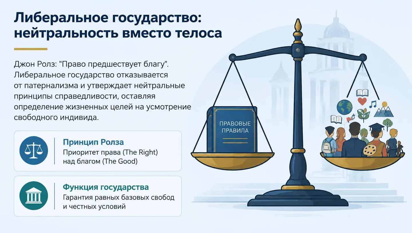 Либеральное государство: нейтральность вместо телоса