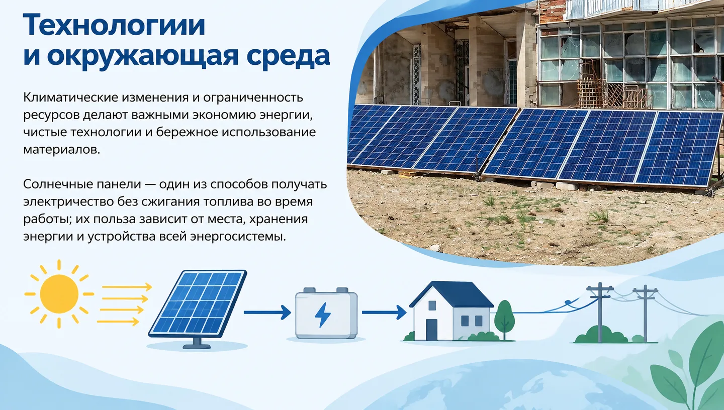 Технологии и окружающая среда