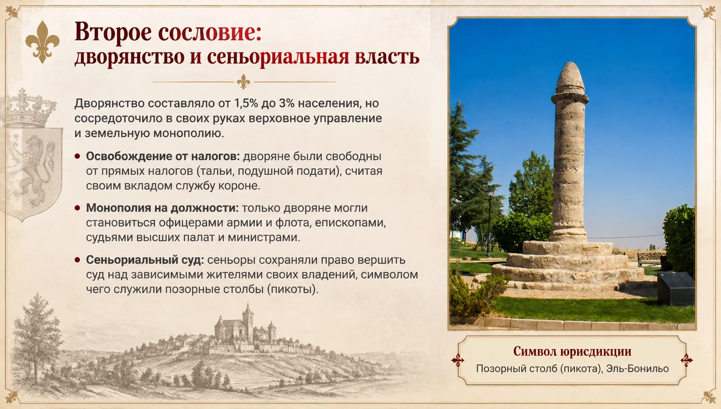 Второе сословие: дворянство и сеньориальная власть