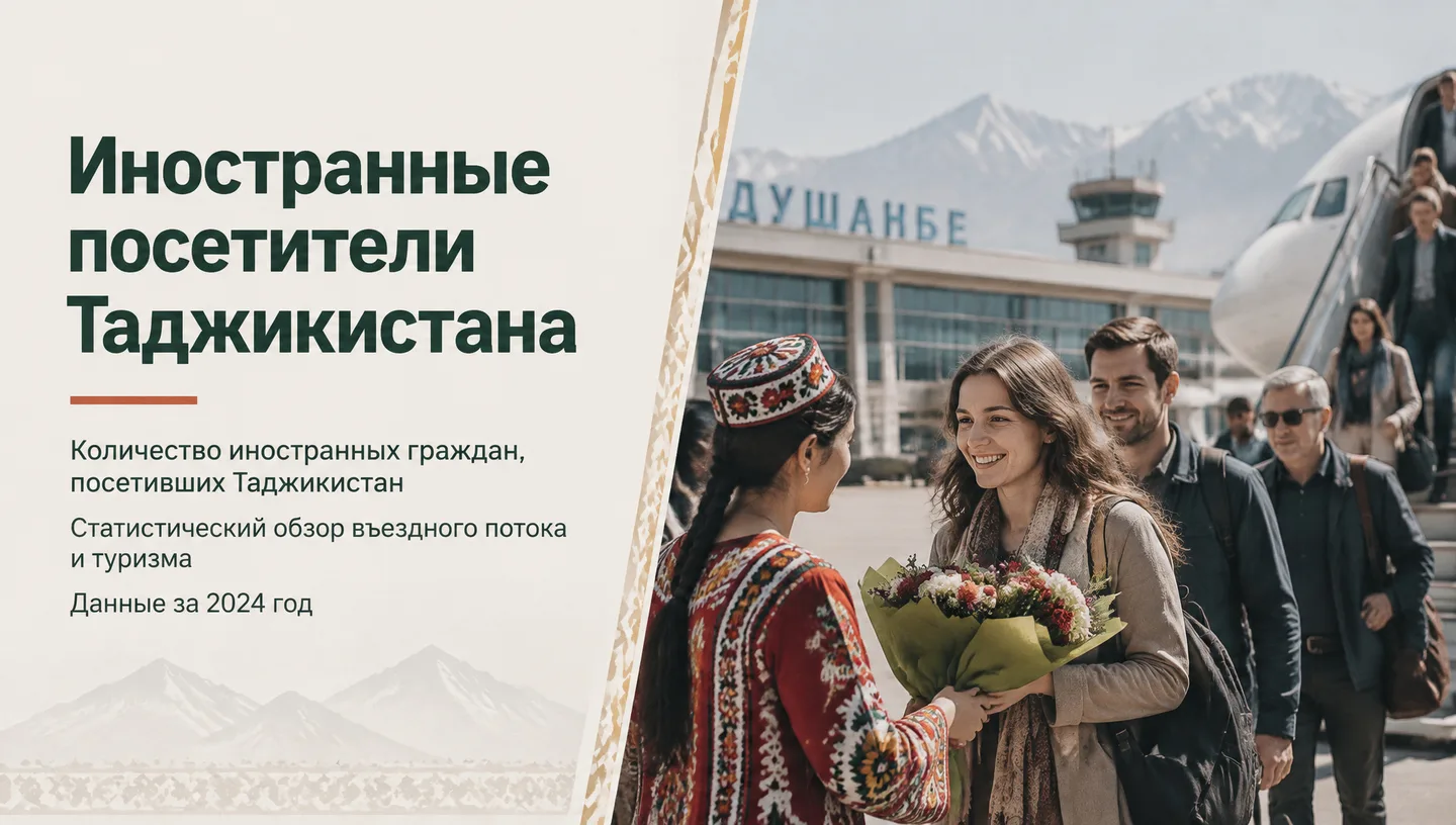 Первый слайд: Иностранные посетители Таджикистана