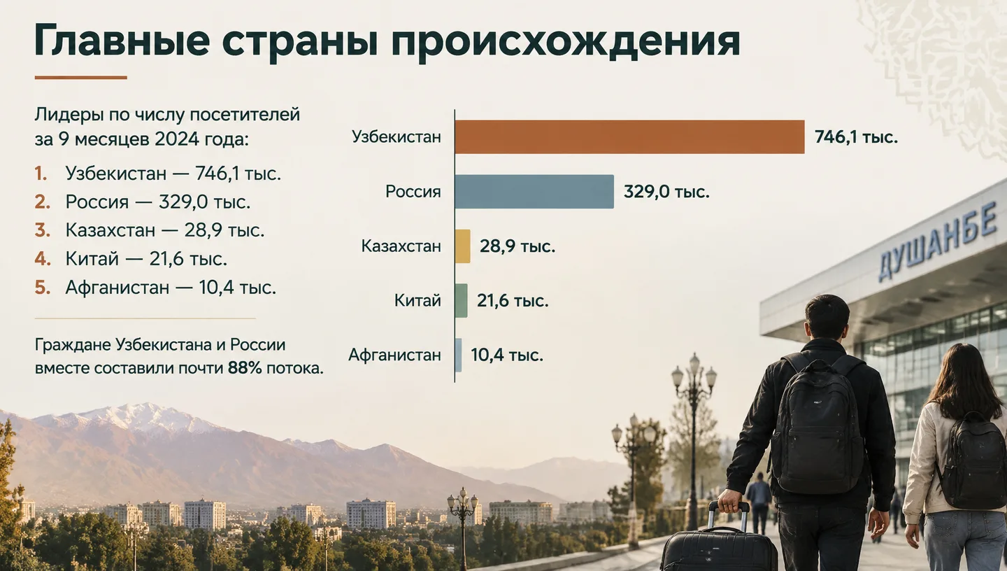 Главные страны происхождения