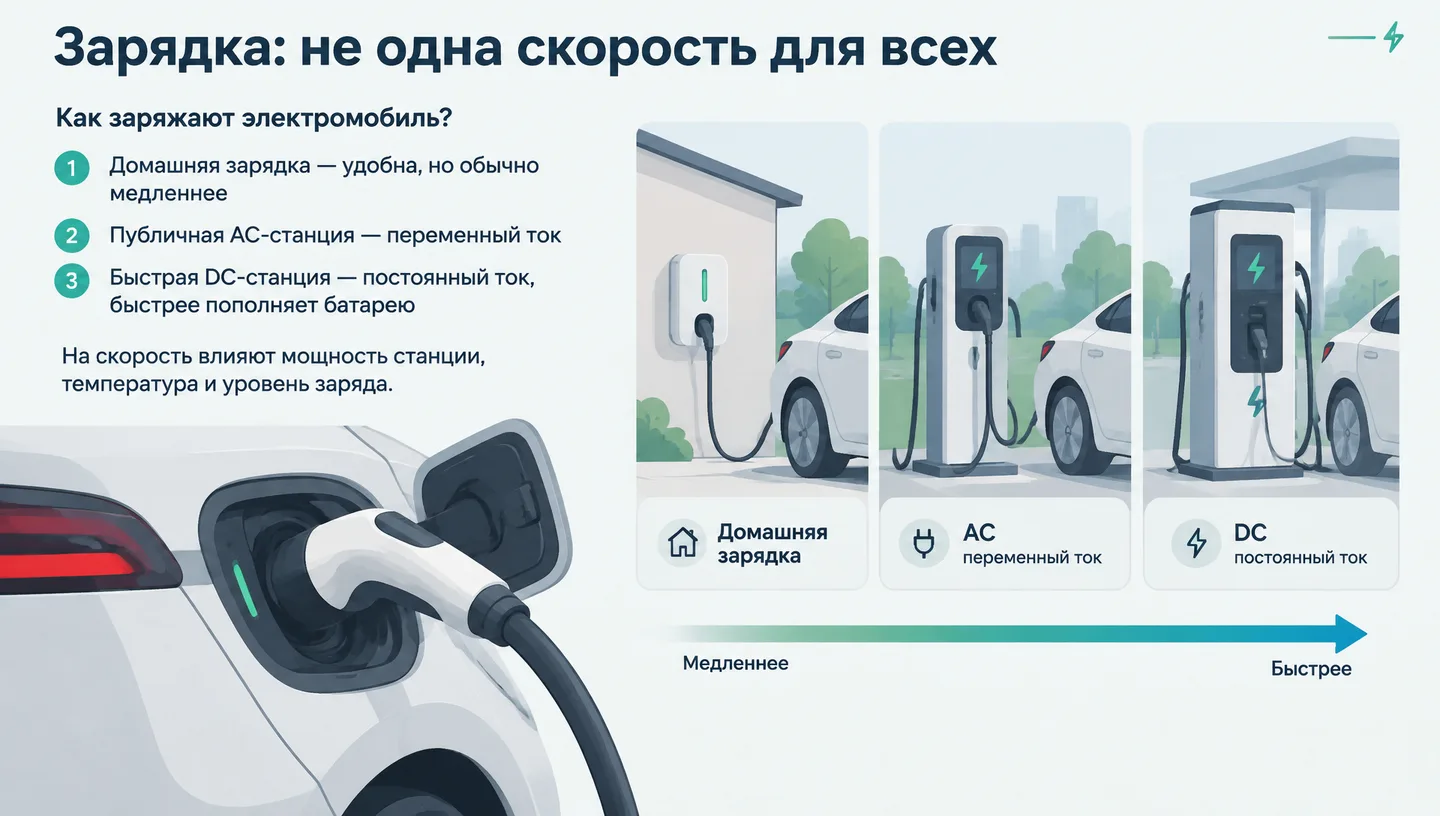 Зарядка: не одна скорость для всех
