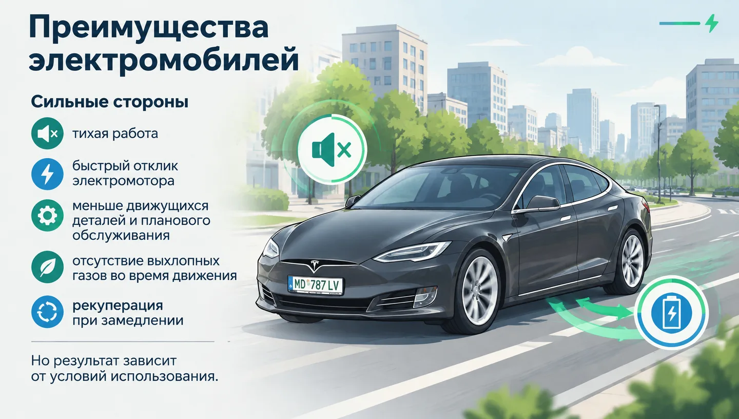 Преимущества электромобилей
