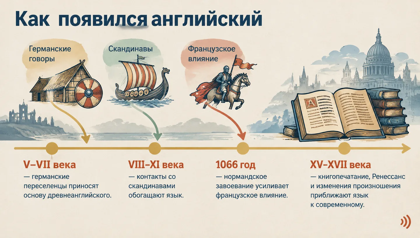 Как появился английский