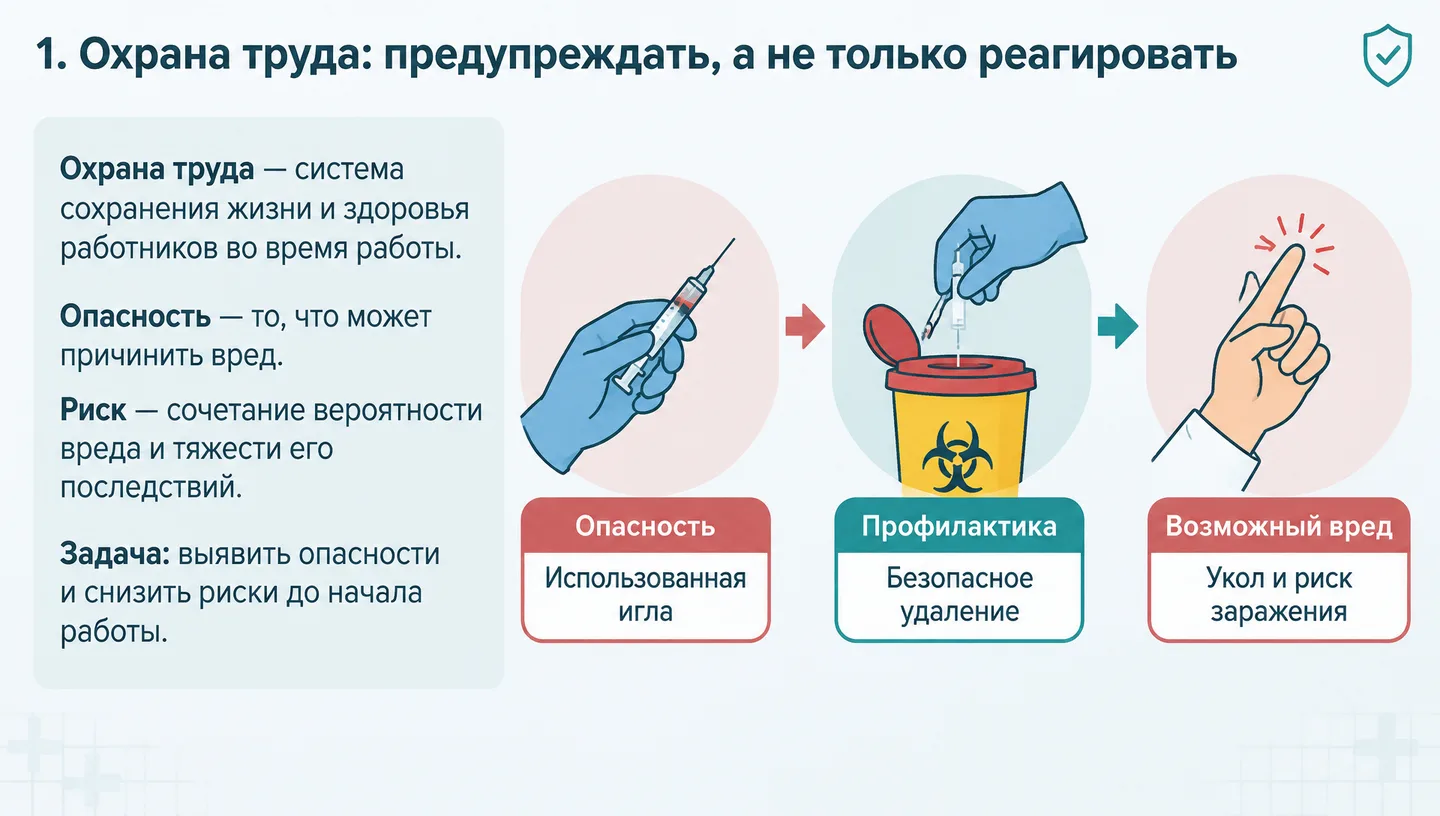 1. Охрана труда: предупреждать, а не только реагировать