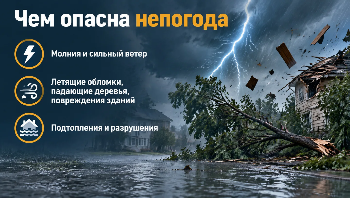 Чем опасна непогода