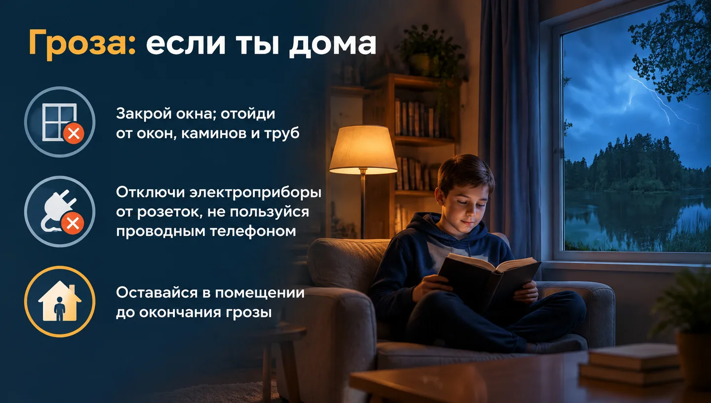 Гроза: если ты дома