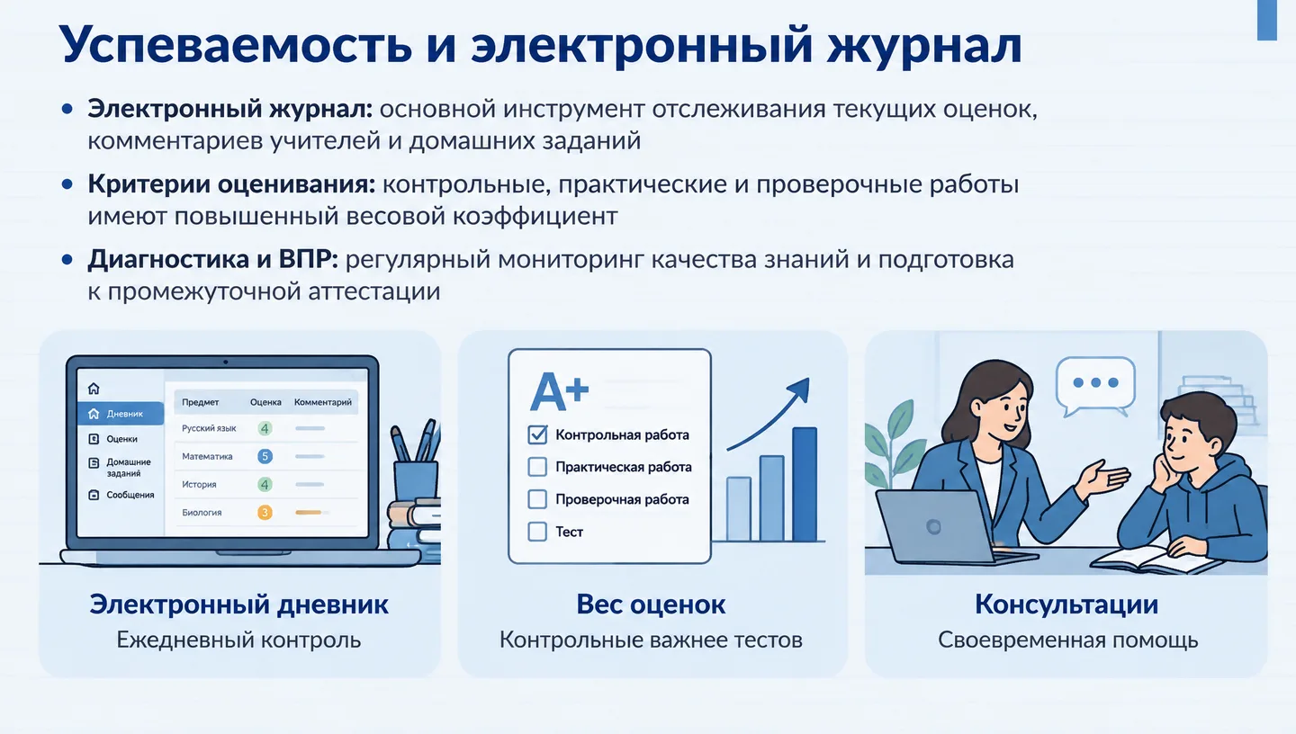 Успеваемость и электронный журнал