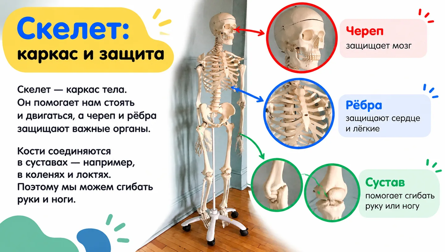 Скелет: каркас и защита