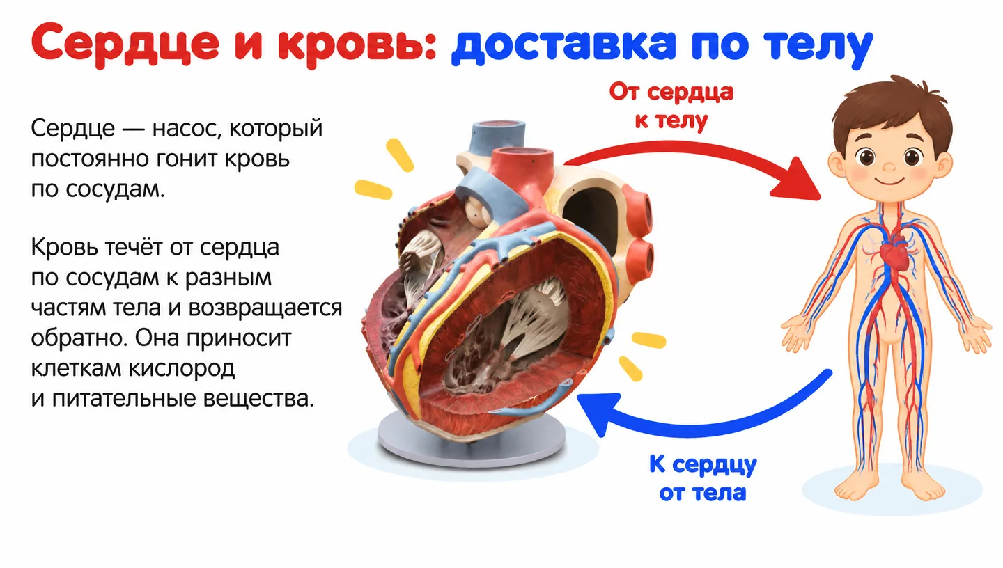 Сердце и кровь: доставка по телу