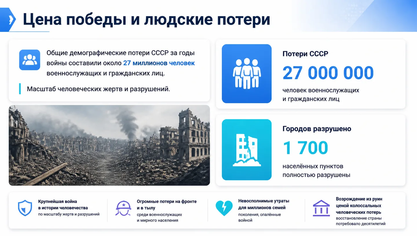 Цена победы и людские потери